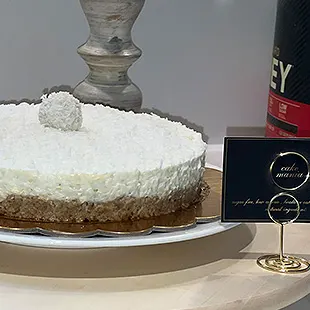 Coconut Protein Cheesecake - CakeMania Coconut Protein Cheesecake